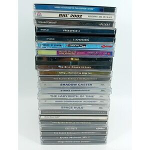 Lot of 22 PC Video Games Jewel Case Metal Gear Solid Call of‎ Duty Elder Scrolls